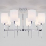 Люстра на штанге Eurosvet Brielle 60132/8 хром в интернет-магазине "Галерея света"