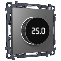 Терморегулятор электромеханический для теплого пола без рамки Ambrella Volt ALFA MA655810 в интернет-магазине "Галерея света"