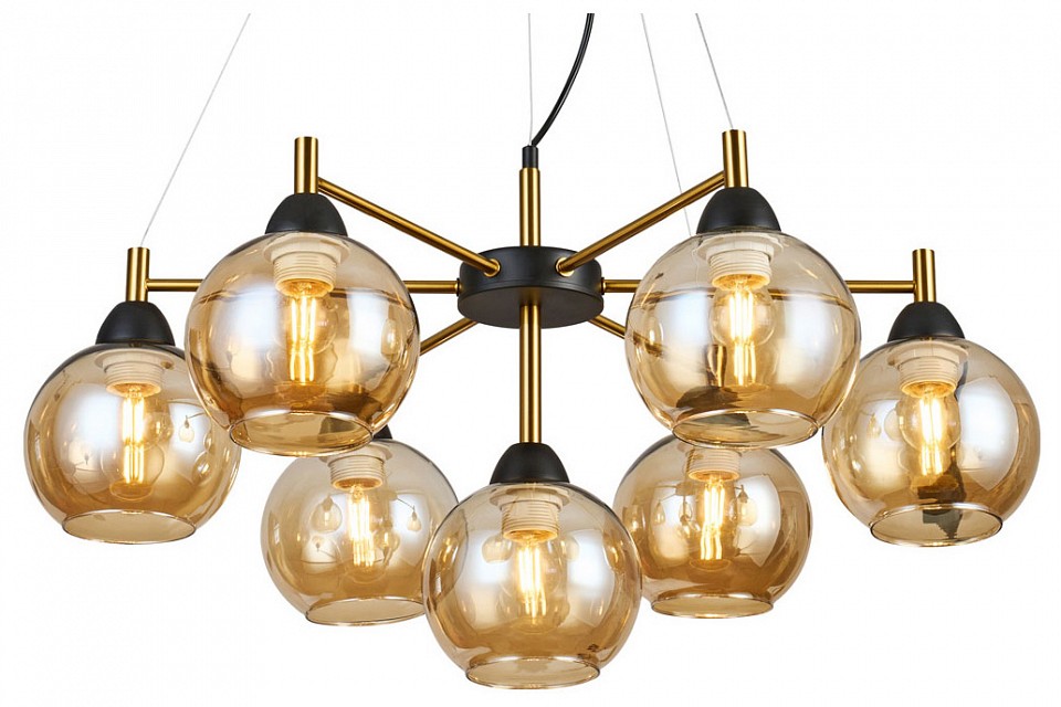 Подвесная люстра Imex MD.9056 MD.9056-7-P-BK+COP в интернет-магазине "Галерея света"