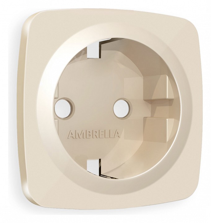 Накладка для розетки с заземлением Ambrella Volt OMEGA OP3060 в интернет-магазине "Галерея света"
