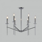 Люстра на штанге Eurosvet Anders 60142/6 хром в интернет-магазине "Галерея света"