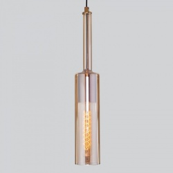 Подвесной светильник Eurosvet Graf 50226/1 янтарный в интернет-магазине "Галерея света"