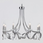 Подвесная люстра Eurosvet Adelia 60064/8 хром в интернет-магазине "Галерея света"