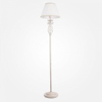 Торшер Eurosvet Amelia 10073/1 белый с золотом/прозрачный хрусталь Strotskis в интернет-магазине "Галерея света"