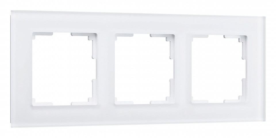 Рамка на 3 поста Werkel Favorit (белый матовый) W0031105 в интернет-магазине "Галерея света"