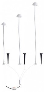 Наземный низкий светильник Arte Lamp MOTUS A1081PA-3WH в интернет-магазине "Галерея света"