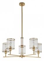 Люстра на штанге Indigo Dante 13022/5R Brass в интернет-магазине "Галерея света"