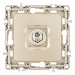 ТВ-розетка без рамки Arte Milano am-217 217.42-1.shampan в интернет-магазине "Галерея света"