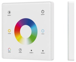 Панель-регулятора цвета RGBW сенсорный накладной Arlight INTELLIGENT 060185 в интернет-магазине "Галерея света"