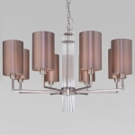 Подвесная люстра Eurosvet Soffio 60134/8 никель в интернет-магазине "Галерея света"