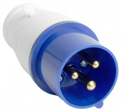 Вилка прямая 2P+PE Stekker  49426 в интернет-магазине "Галерея света"