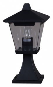 Наземный низкий светильник 08296-0.6-001SJ BK в интернет-магазине "Галерея света"