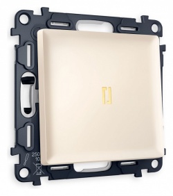 Выключатель проходной одноклавишный с подсветкой Ambrella Volt ALFA MA322030 в интернет-магазине "Галерея света"