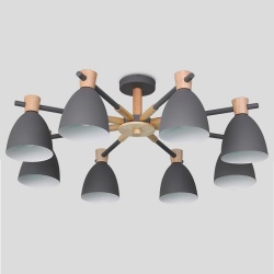 Люстра на штанге Imperiumloft Folke Gray FOLKE01 в интернет-магазине "Галерея света"