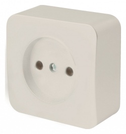 Розетка без заземления Stekker София 49484 в интернет-магазине "Галерея света"