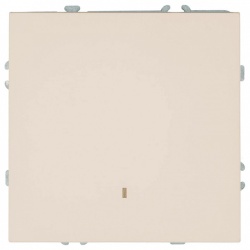 Выключатель одноклавишный с подсветкой без рамки Stekker Эмили 49889 в интернет-магазине "Галерея света"