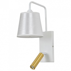 Бра с подсветкой Escada 598 598/1A White/Brass в интернет-магазине "Галерея света"