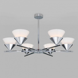 Люстра на штанге Eurosvet Rylee 70138/6 хром в интернет-магазине "Галерея света"