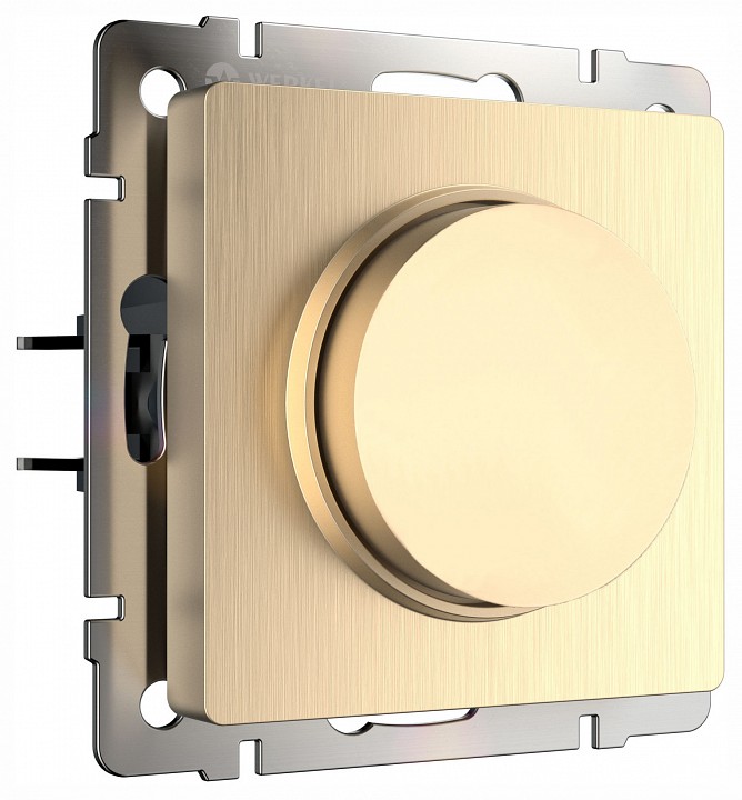 Диммер без рамки Werkel шампань рифленый W1142010 в интернет-магазине "Галерея света"