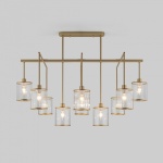 Люстра на штанге Eurosvet Inari 60144/10 золото в интернет-магазине "Галерея света"