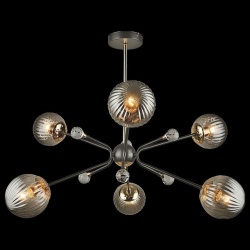 Люстра на штанге 04901-0.3-06 COFFEE+FGD в интернет-магазине "Галерея света"