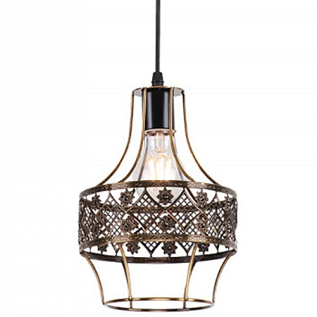 Подвесной светильник Imex MD.0303 MD.0303-1-P BK+ZGD в интернет-магазине "Галерея света"