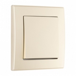 Выключатель одноклавишный Arte Milano SET06-1 SET06-1-30-1 shampan в интернет-магазине "Галерея света"