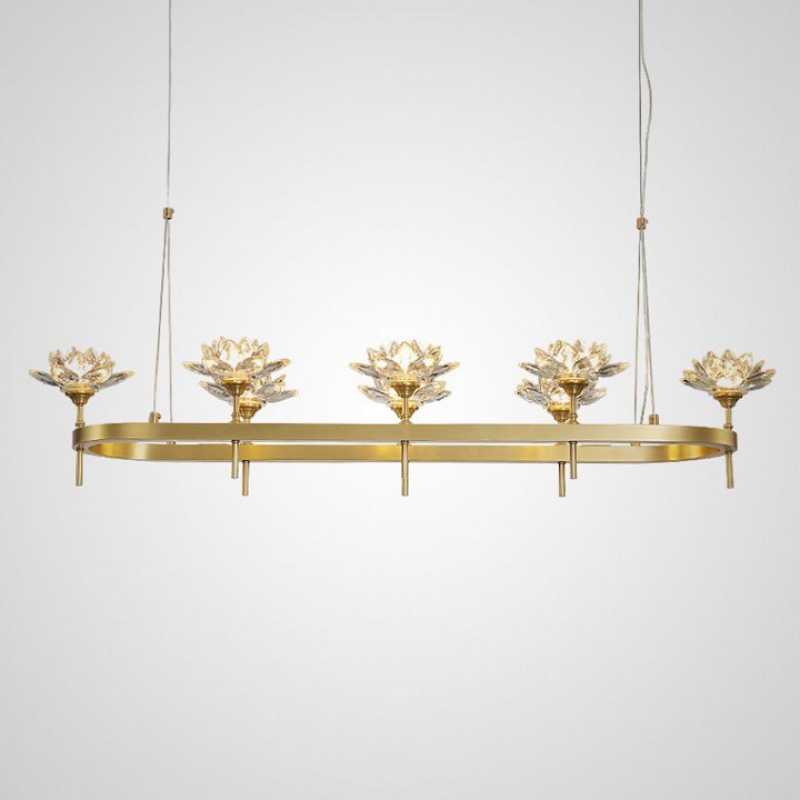 Подвесная люстра Imperiumloft LOTOS LONG LOTOS-LONG01 в интернет-магазине "Галерея света"