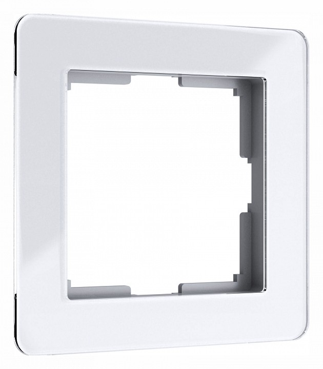 Рамка на 1 пост Werkel Acrylic (белый) W0012701 в интернет-магазине "Галерея света"