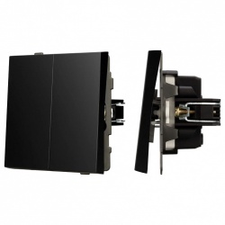 Выключатель двухклавишный без рамки Arlight SWT 054059 в интернет-магазине "Галерея света"