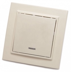 Выключатель одноклавишный с подсветкой Stekker Эрна 39228 в интернет-магазине "Галерея света"