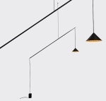 Светильник на растяжке Italline IT03-1429 IT03-1429 black/orange в интернет-магазине "Галерея света"