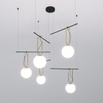 Подвесная люстра Eurosvet Riche 70143/5 черный в интернет-магазине "Галерея света"