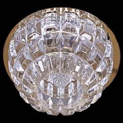 Встраиваемый светильник 11162 11162-9.0-001G G9 GD в интернет-магазине "Галерея света"