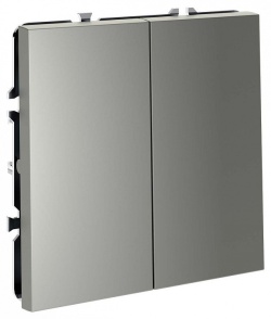 Переключатель перекрестный двухклавишный без рамки Voltum S70 VLS020505 в интернет-магазине "Галерея света"