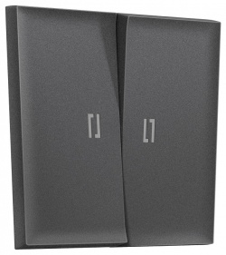 Клавиши для выключателя двухклавишного с подсветкой Ambrella Volt SIGMA SP6540 в интернет-магазине "Галерея света"