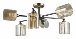 Люстра на штанге Arte Lamp Merci A4185PL-6BK в интернет-магазине "Галерея света"