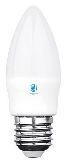 Лампа светодиодная Ambrella Light C37 E27 8Вт 4200K 206284 в интернет-магазине "Галерея света"