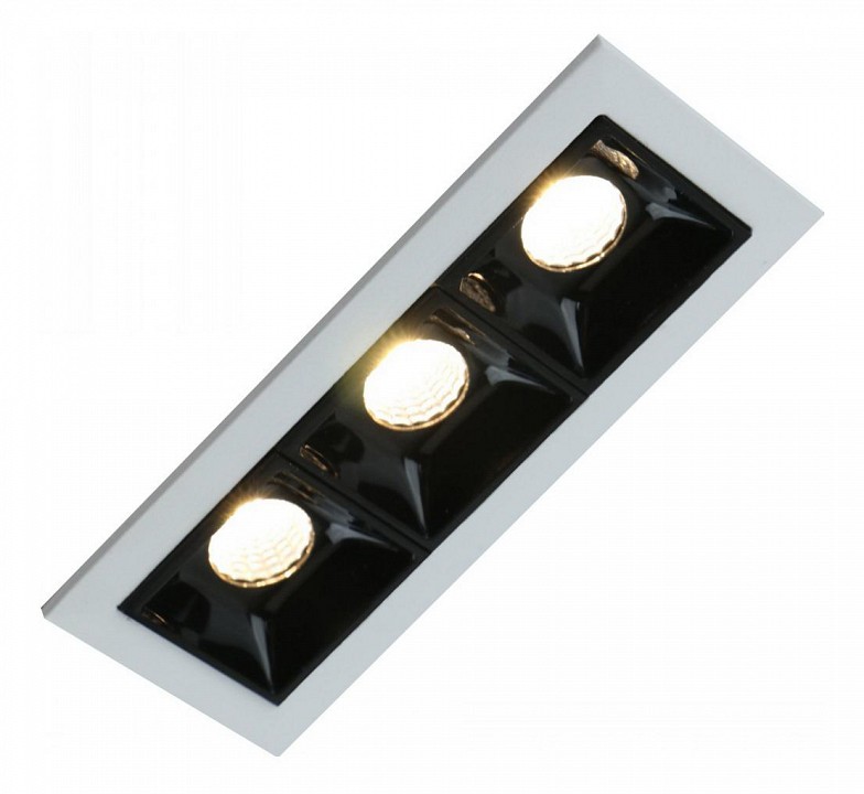 Встраиваемый светильник Arte Lamp Grill A3153PL-3BK в интернет-магазине "Галерея света"
