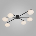 Потолочная люстра Eurosvet Opaline 70220/6 черный в интернет-магазине "Галерея света"