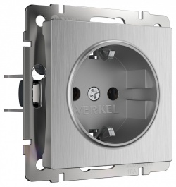 Розетка с заземлением Werkel  W1171009 в интернет-магазине "Галерея света"