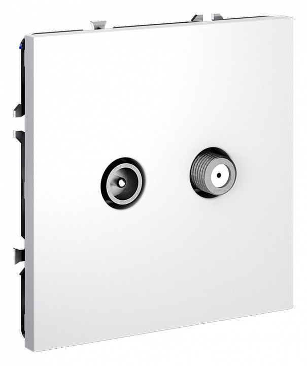 ТВ-розетка и SAT-розетка оконечная без рамки Voltum S70 VLS060402 в интернет-магазине "Галерея света"