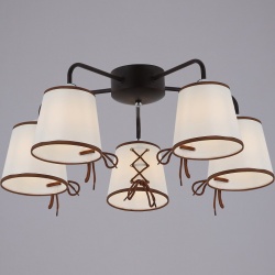 Потолочная люстра ILLUMICO Clara IL6103-5COU-79 CF CR Clara в интернет-магазине "Галерея света"