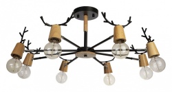 Люстра на штанге Loft it Sven 10024/8 Black в интернет-магазине "Галерея света"