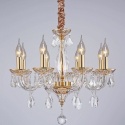 Подвесная люстра ILLUMICO IL2032-1 IL2032-8PBC-25 ELITE в интернет-магазине "Галерея света"