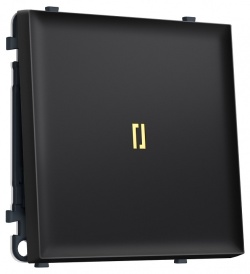 Выключатель самовозвратный одноклавишный с подсветкой, без рамки Ambrella Volt MS MS802050 в интернет-магазине "Галерея света"