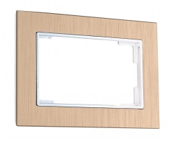 Рамка для двойной розетки Arte Milano am-503.12 503.12-double.shampan в интернет-магазине "Галерея света"