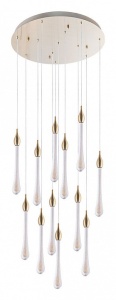 Подвесная люстра Arte Lamp Raindrop A1803LM-36PB в интернет-магазине "Галерея света"