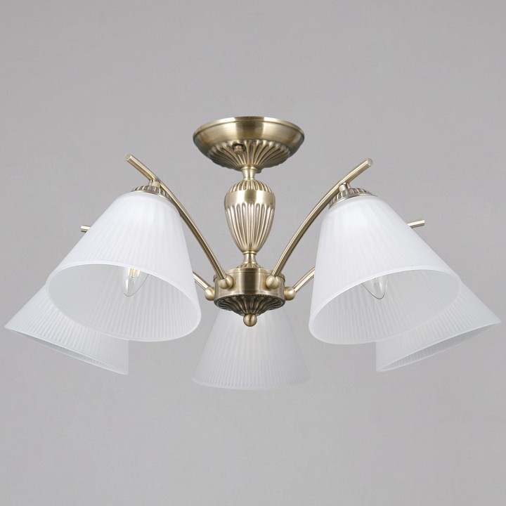 Люстра на штанге ILLUMICO  IL0910-8CSQ-26 AB ELITE в интернет-магазине "Галерея света"