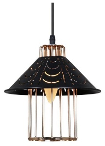 Подвесной светильник 02501-0.9-01 BK+GD в интернет-магазине "Галерея света"